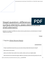 Staad Question_ Difference Between Surface Element, Plate Element, And Shell Element_ - RAM _ STAAD Forum - RAM _ STAAD - Bentley Communities