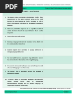 Ten Generalizations From SLA Research Activity