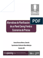 Alternativas de Planificación Minera