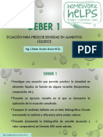 Deber 1. Consulta Ecuación Predecir Densidad Alimentos Líquidos PDF