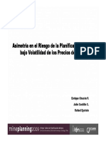 Asimetría en El Riesgo de La Planificación Minera