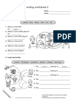 Reading and Writing Worksheet 2 4: 1 Read, Look and Write