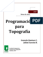 Programacion para Topografia PDF