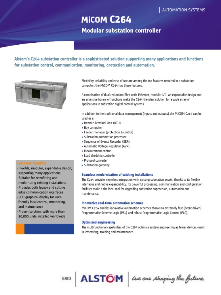 C264 Brochure | PDF | Automation | Programmable Logic Controller