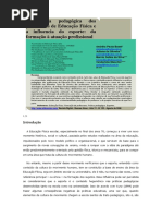 A Prática Pedagógica Dos Professores de Educação Física e