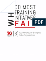 AsLan - Why Do Most Sales Training Initiatives Fail PDF