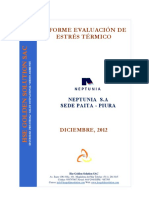 Informe de Estrés Térmico Neptunia Paita