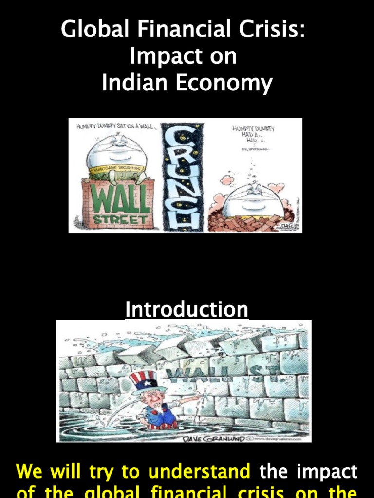 Impact of Global Financial Crisis on India | PDF | Business | Economy ...