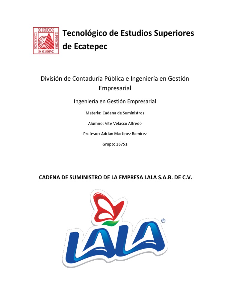 Cadena de Suministros LALA