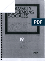 Gramsci y Las Ciencias Sociales