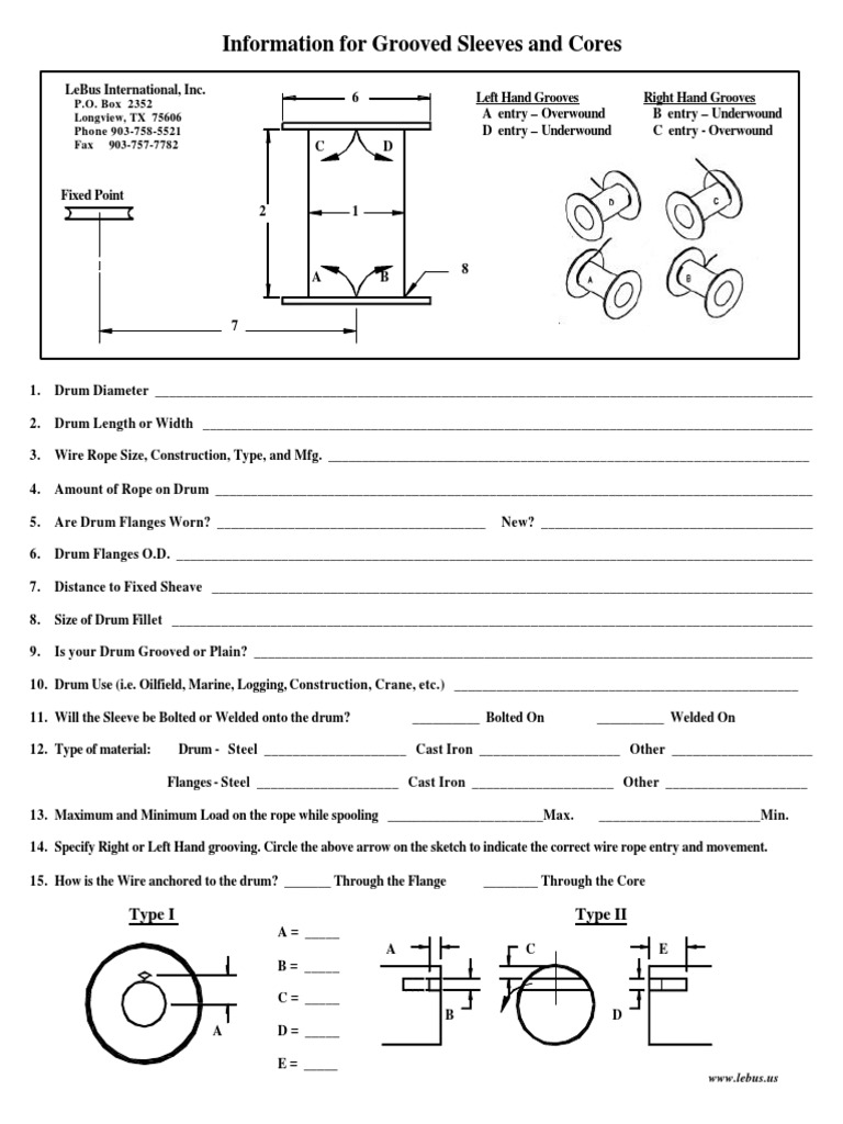 Grooved Sleeve Specifications Guide | PDF | Wire | Industries