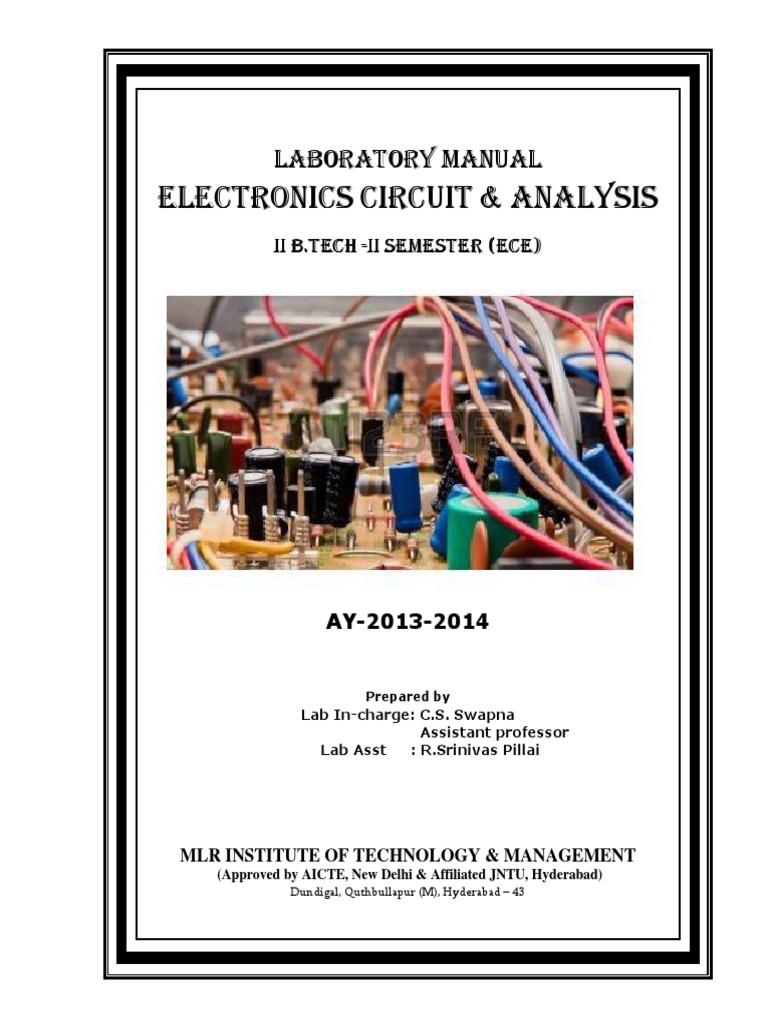 Electronic devices and circuits. Electrical engineering lab manual jntu  engineering physics lab manual jntu engineering lab manual. Industrial  electronics ...