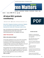 All About MLC Graduate Constituency - Citizen Matters, Bengaluru