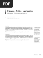 Jerusa Pires Ferreira Diálogos o Twitter e o Peripatético