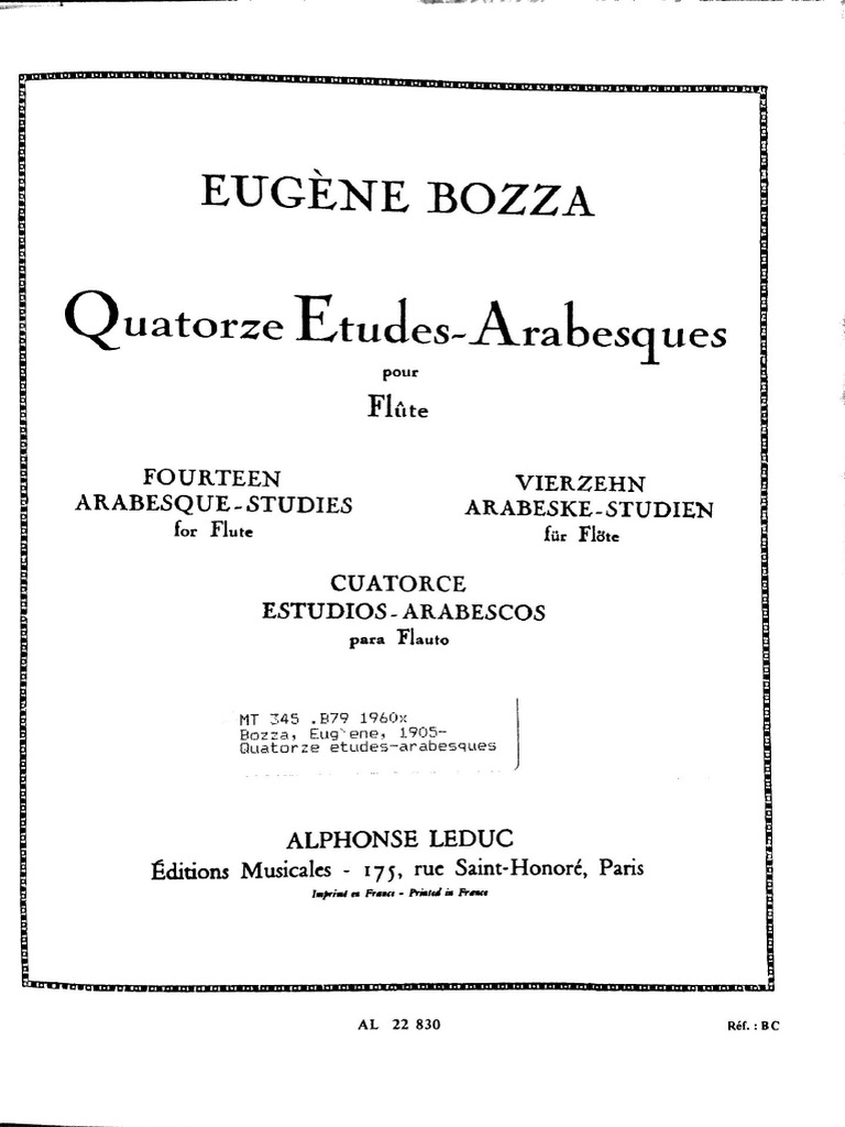 Bozza 14 Etudes PDF