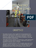 Penetrometro dinámico de cono (PDC)