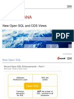 NewOpenSQL and CDS Views