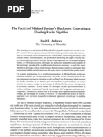 Download Sociology of Sport Journal D L Andrews The Facts of Michael Jordans Blackness Excavating a Floating Racial Signifier by Stokely1979 SN35247073 doc pdf