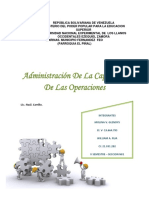 Administracion de Capacidad