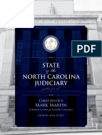 2017 State of the North Carolina Judiciary Address