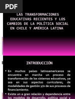 Las Transformaciones Educativas