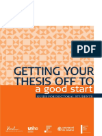Guide Getting Thesis