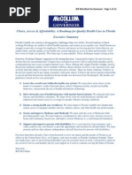 Download Bill McCollum Health Care Roadmap for Florida by Bill McCollum SN35248086 doc pdf