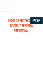 Ficha de Proteccion Social y Reforma Previsional