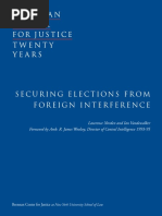 Securing Elections From Foreign Interference