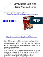 Skinny Guy Muscle - Building Your Muscle Now