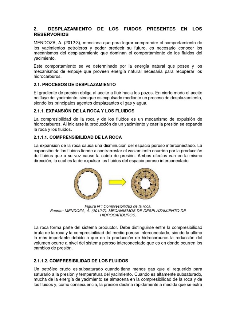 Desplazamiento de Fluidos en Un Reservorio