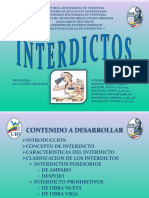 Presentación de Interdictos DEFINITIVA