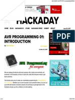 AVR Programming 01: Introduction