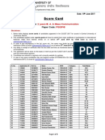 Score Card_PGQP48_2 Years M. a. in Mass Communication