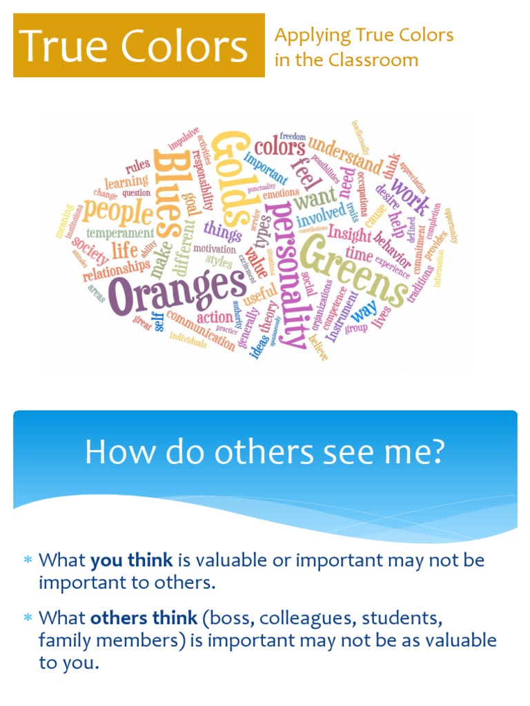 True Colors 1 | PDF | Philosophical Theories