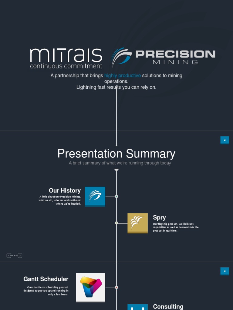 Precision Mining Software Solutions | PDF | 64 Bit Computing | Logistics