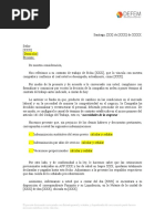 Modelo Carta Terminacion Contrato a Termino Fijo  Labor 