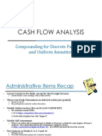 Compounding For Discrete Payments and Uniform Annuities Slides