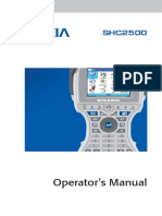 Shc2500 Operators Manual - Aug 2009