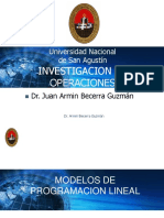 INVESTIGACION DE OPERACIONES (Primer Examen) PDF