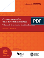 Curso de Metodos de La Fisica Matematica Vol 1 PDF