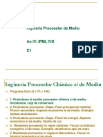 Ingineria Proceselor de Mediu