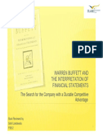 FIL - Warren Buffett and Interpretation of Financial Statements PDF