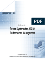 Power Systems For AIX IV: Performance Management: Welcome To