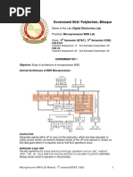 Microprocessor 8085 Lab Manual PDF