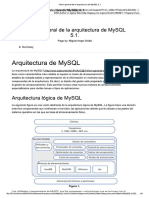 Visión General de La Arquitectura de MySQL 5.1 PDF