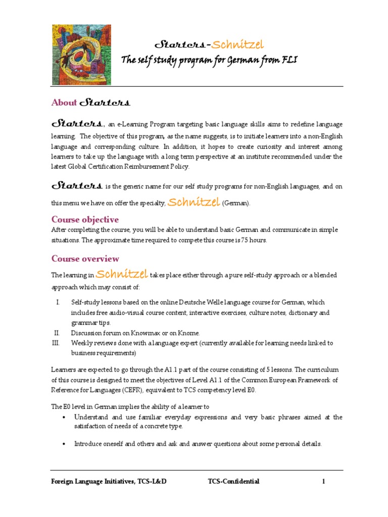 Starters German PDF PDF Educational Technology Learning