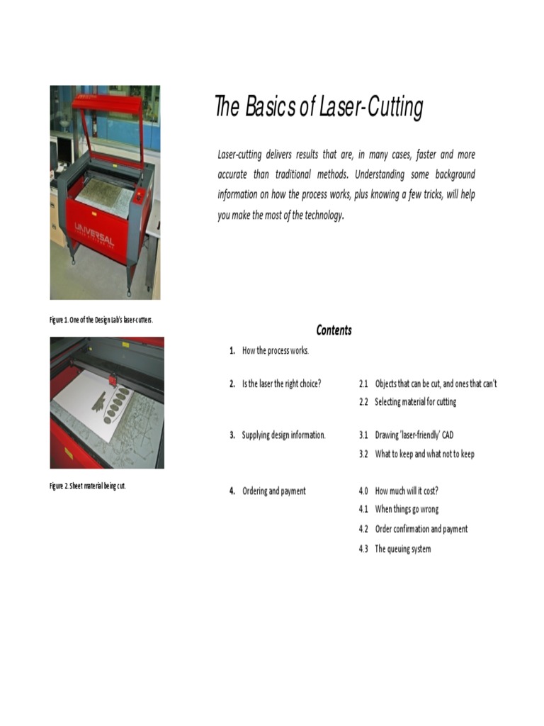 The Basics of Laser Cutting | PDF | Computer Aided Design | Computer File