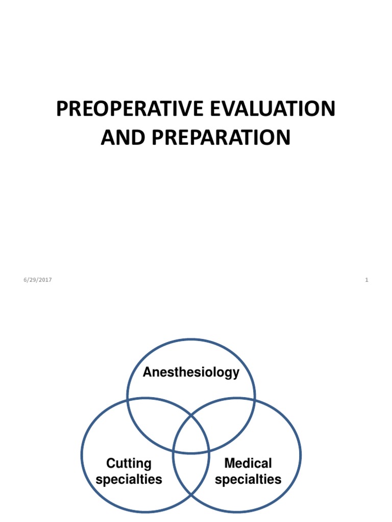 Preoperative Anesthesia Guide | PDF | Anesthesia | Medicine