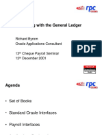 Interfacing With The General Ledger: Richard Byrom Oracle Applications Consultant